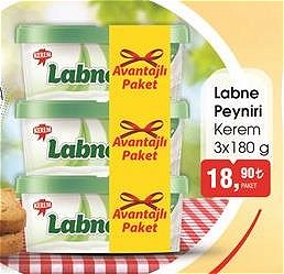 Kerem Labne Peyniri 3x180 g image