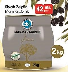 Marmarabirlik Siyah Zeytin 2 kg image