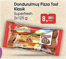 Superfresh Dondurulmuş Pizza Tost Klasik 2x125 g image