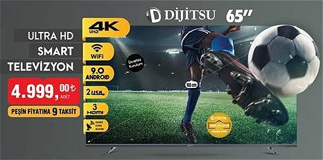 Dijitsu 65" Ultra HD Smart Televizyon image