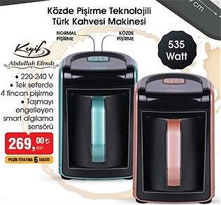 Abdullah Efendi Keyif Közde Pişirme Teknolojili Türk Kahvesi Makinesi 535 W image