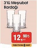 Paşabahçe 3'lü Meşrubat Bardağı image