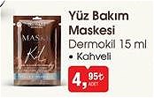 Dermokil Yüz Bakım Maskesi Kahveli 15 ml image