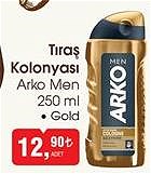 Arko Men Tıraş Kolonyası Gold 250 ml image