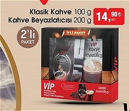 Vip Klasik Kahve 100 g+Kahve Beyazlatıcı 200 g image