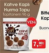 Topitanem Kahve Kaplı Hurma Topu 96 g image