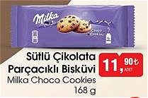 Milka Choco Cookies Sütlü Çikolata Parçacıklı Bisküvi 168 g image