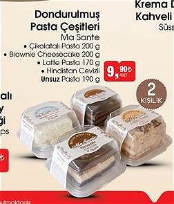 Ma Sante Dondurulmuş Pasta Çeşitleri 2 Kişilik image