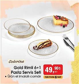 Colorina Gold Rimli 6+1 Pasta Servis Seti image