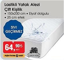 Casilda Home Lastikli Yatak Alezi Çift Kişilik image