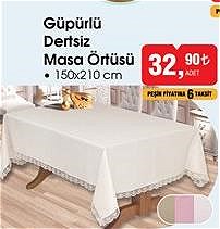 Güpürlü Dertsiz Masa Örtüsü 150x210 cm image