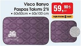 Visco Banyo Paspas Takımı 2'li image