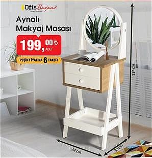 Ofis Bazaar Aynalı Makyaj Masası image