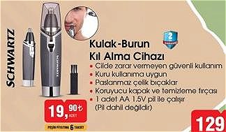 Schwartz Kulak-Burun Kıl Alma Cihazı image