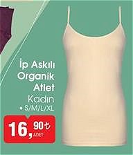 İp Askılı Organik Atlet Kadın image