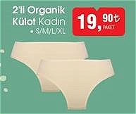 2'li Organik Külot Kadın image