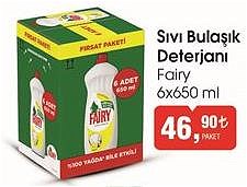 Fairy Sıvı Bulaşık Deterjanı 6x650 ml image