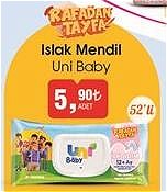 Uni Baby Rafadan Tayfa Islak Mendil 52'li image