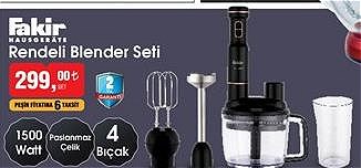 Fakir Rendeli Blender Seti 1500 W image