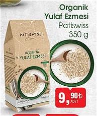 Patiswiss Organik Yulaf Ezmesi 350 g image