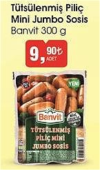 Banvit Tütsülenmiş Piliç Mini Jumbo Sosis 300 g image