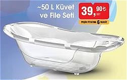 Küvet ve File Seti 50 L image