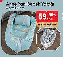 Anne Yanı Bebek Yatağı 67x106 cm image