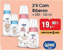 Wee Baby 2'li Cam Biberon 250x125 ml image