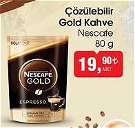 Nescafe Çözülebilir Gold Kahve 80 g image