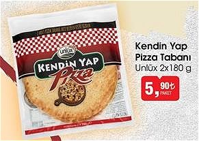 Unlüx Kendin Yap Pizza Tabanı 2x180 g image