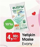 Evony Yetişkin Maske 10'lu image