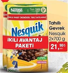 Nesquik 2x700 g Tahıllı Gevrek image
