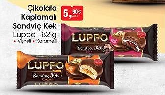 Luppo 182 g Çikolata Kaplamalı Sandviç Kek image