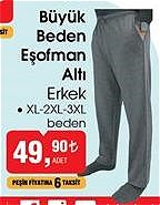 Büyük Beden Eşofman Altı Erkek image