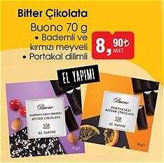 Buono Bitter Çikolata Çeşitleri 70 g image