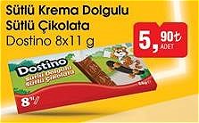 Dostino Sütlü Krema Dolgulu Sütlü Çikolata 8x11 g image