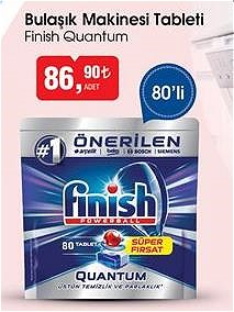 Finish Quantum Bulaşık Makinesi Tableti 80'li image