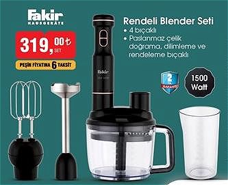 Fakir Rendeli Blender Seti 1500 Watt image