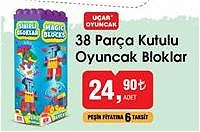 Uçar Oyuncak 38 Parça Kutulu Oyuncak Bloklar image