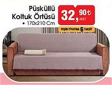 Püsküllü Koltuk Örtüsü 170x210 Cm image