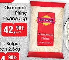 Efsane Osmancık Pirinç 5kg image