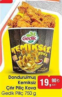 Gedik Piliç Dondurulmuş Kemiksiz Çıtır Piliç Kova 750 g image