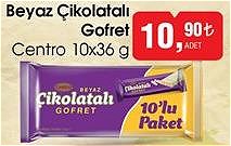 Centro Beyaz Çikolatalı Gofret 10x36 g image