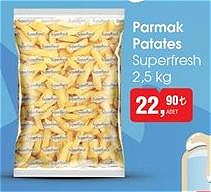 Superfresh Parmak Patates 2,5 kg image