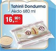 Akdo Tahinli Dondurma 680 ml image