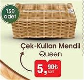 Queen Çek-Kullan Mendil 150 Adet image