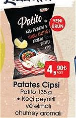 Patito Patates Cipsi 135 g image