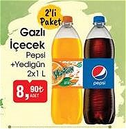 Pepsi+Yedigün Gazlı İçecek 2x1l image