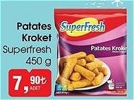 Superfresh 450 g Patates Kroket image