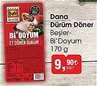 Beşler Bi'Doyum 170 g Dana Dürüm Döner image